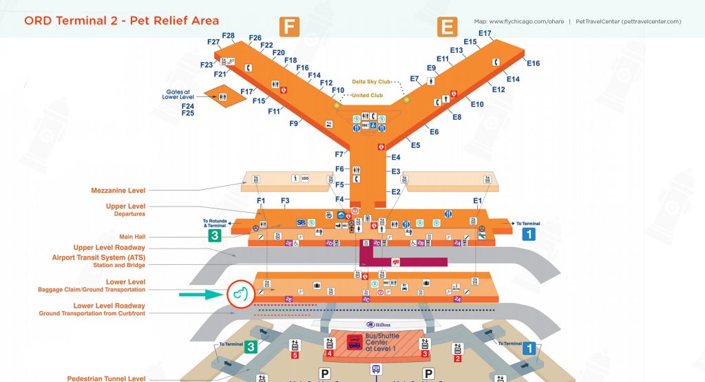 Chicago O’Hare International Airport (ORD) Pet Guidelines - Pet Travel ...