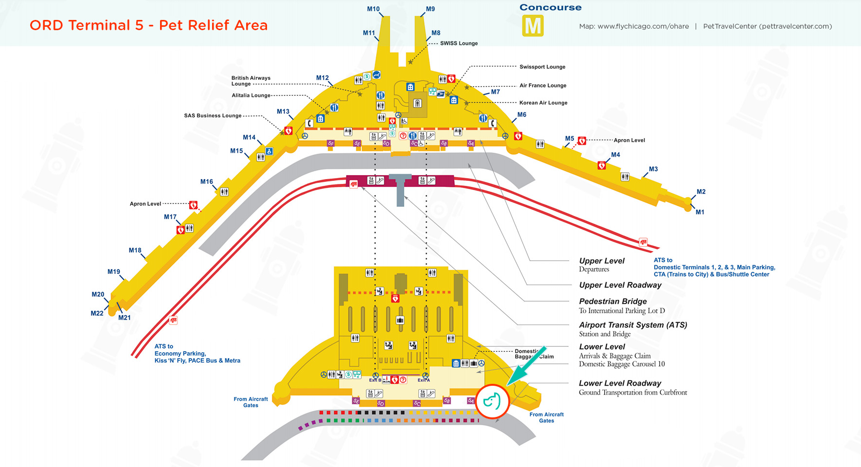 Chicago O’Hare International Airport (ORD) Pet Guidelines - Pet Travel ...