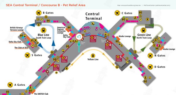 Seattle–Tacoma International Airport (SEA) Pet Guidelines - Pet Travel ...