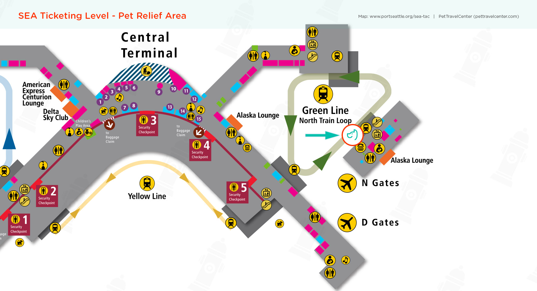 Seattle–Tacoma International Airport (SEA) Pet Guidelines - Pet Travel ...